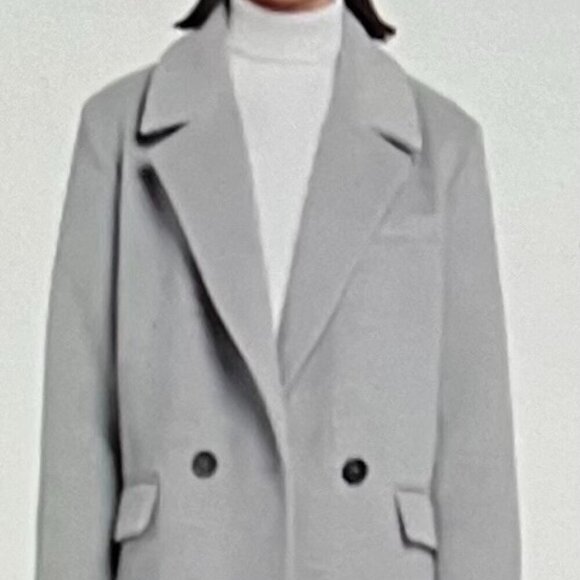 APPARIS Aaron tailored coat double breasted in Gray Size L - Picture 1 of 11